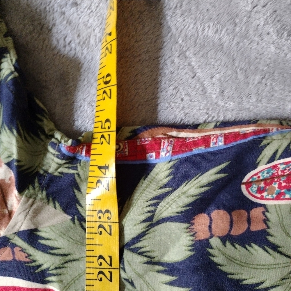 Reyn Spooner Shirt Mens M Hawaiian Longboards Chic Pua Surfboards Palm Trees - Picture 6 of 7
